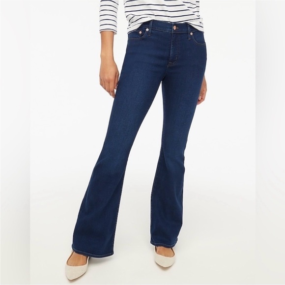 J. Crew Denim - J. Crew Dark Wash Blue Flare Jeans